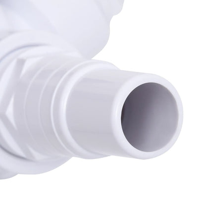 vidaXL Swimming Pool 3-Way Ball Valve White and Black