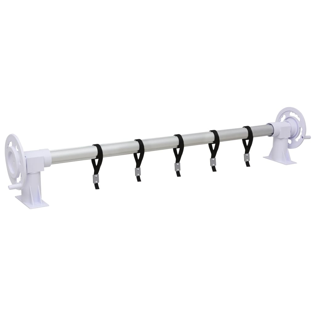 vidaXL Pool Cover Roller with Plastic Base