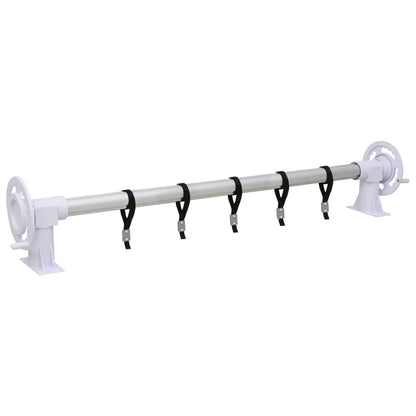 vidaXL Pool Cover Roller with Plastic Base