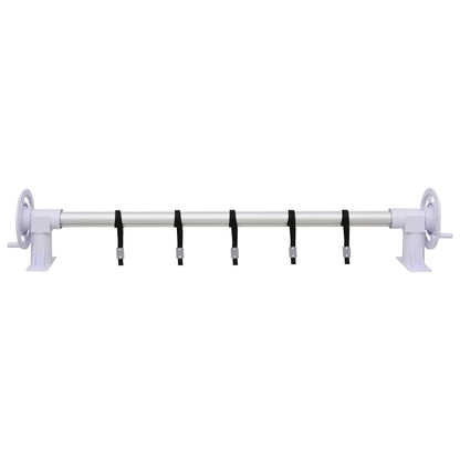vidaXL Pool Cover Roller with Plastic Base
