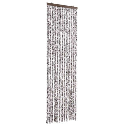 315129 vidaXL Insect Curtain Brown and Beige 56x200 cm Chenille