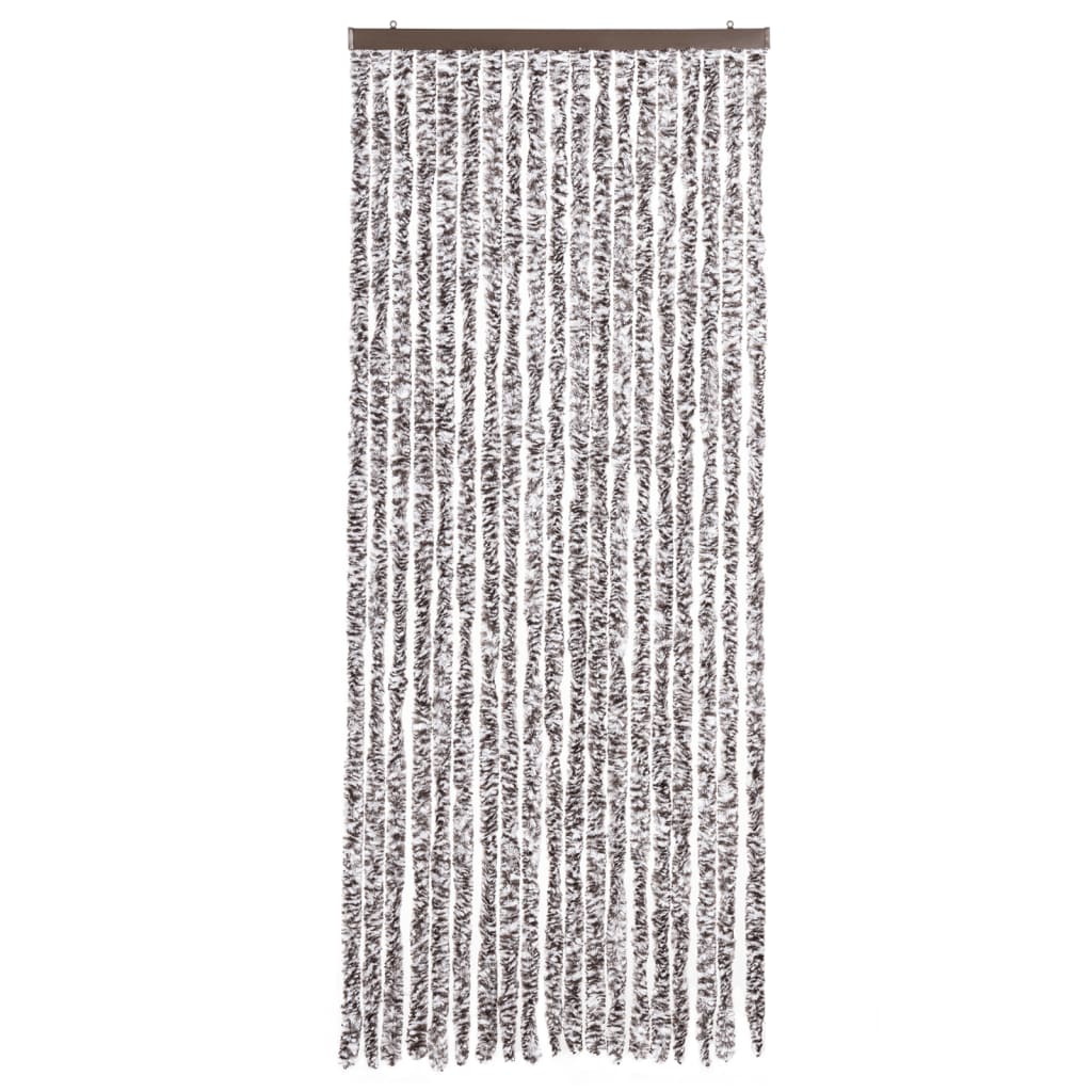 vidaXL Insect Curtain Brown and Beige 56x200 cm Chenille