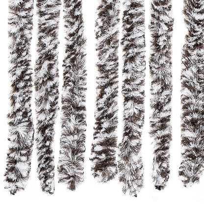 vidaXL Insect Curtain Brown and Beige 56x200 cm Chenille