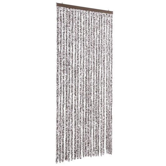 vidaXL Insect Curtain Brown and Beige 90x200 cm Chenille