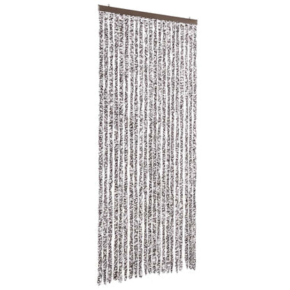 315130 vidaXL Insect Curtain Brown and Beige 90x200 cm Chenille