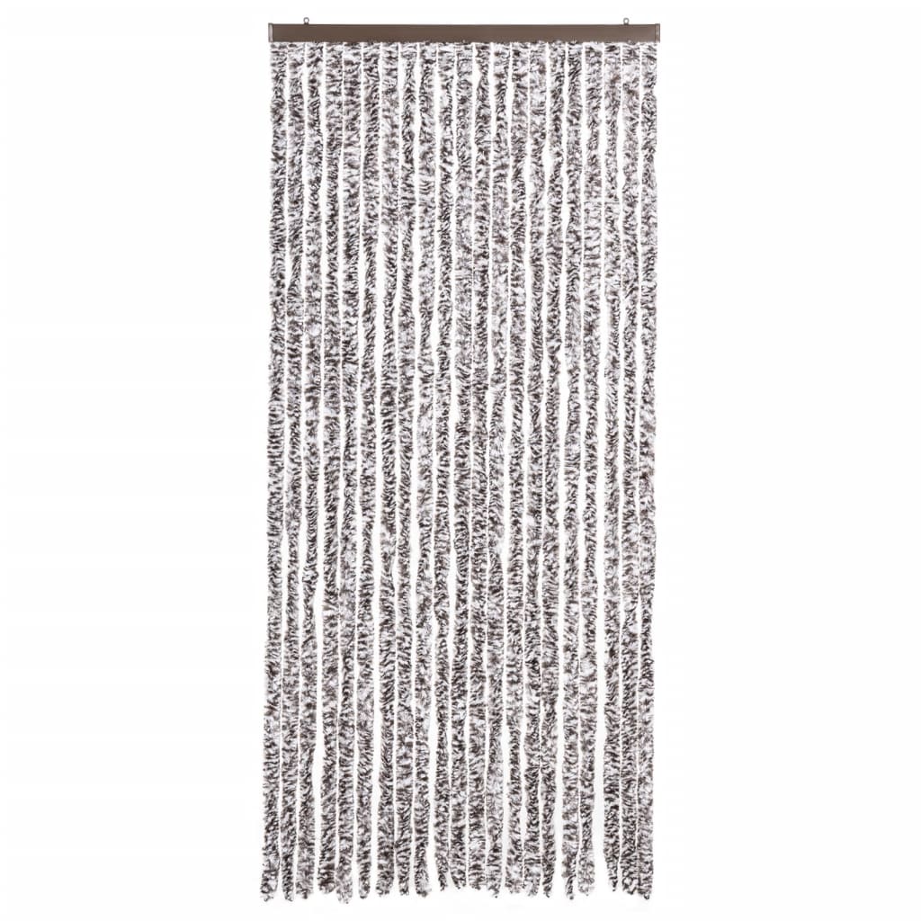 vidaXL Insect Curtain Brown and Beige 90x200 cm Chenille