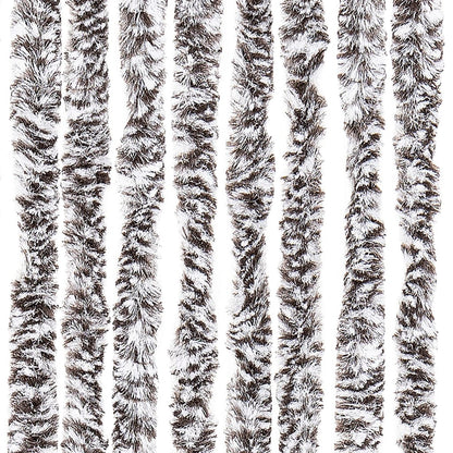 vidaXL Insect Curtain Brown and Beige 90x200 cm Chenille
