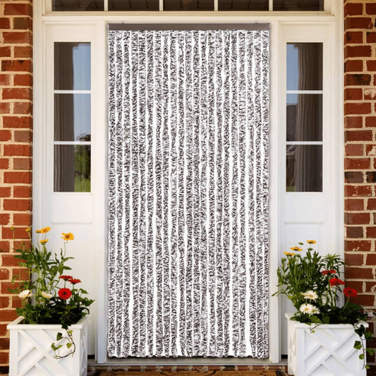vidaXL Insect Curtain Brown and Beige 90x200 cm Chenille