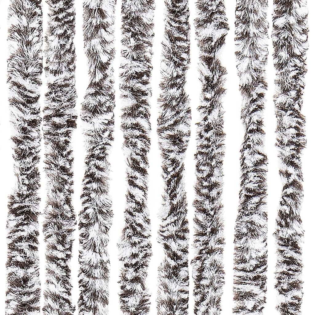 vidaXL Insect Curtain Brown and Beige 118x220 cm Chenille