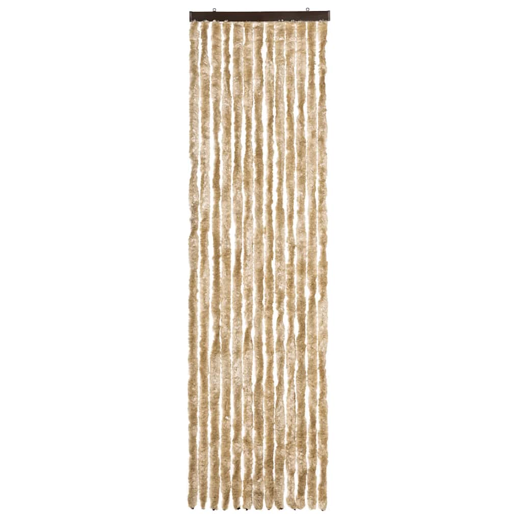vidaXL Insect Curtain Beige 56x200 cm Chenille