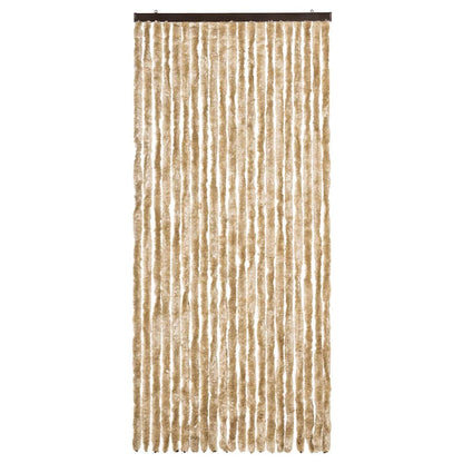 315136 vidaXL Insect Curtain Beige 90x200 cm Chenille