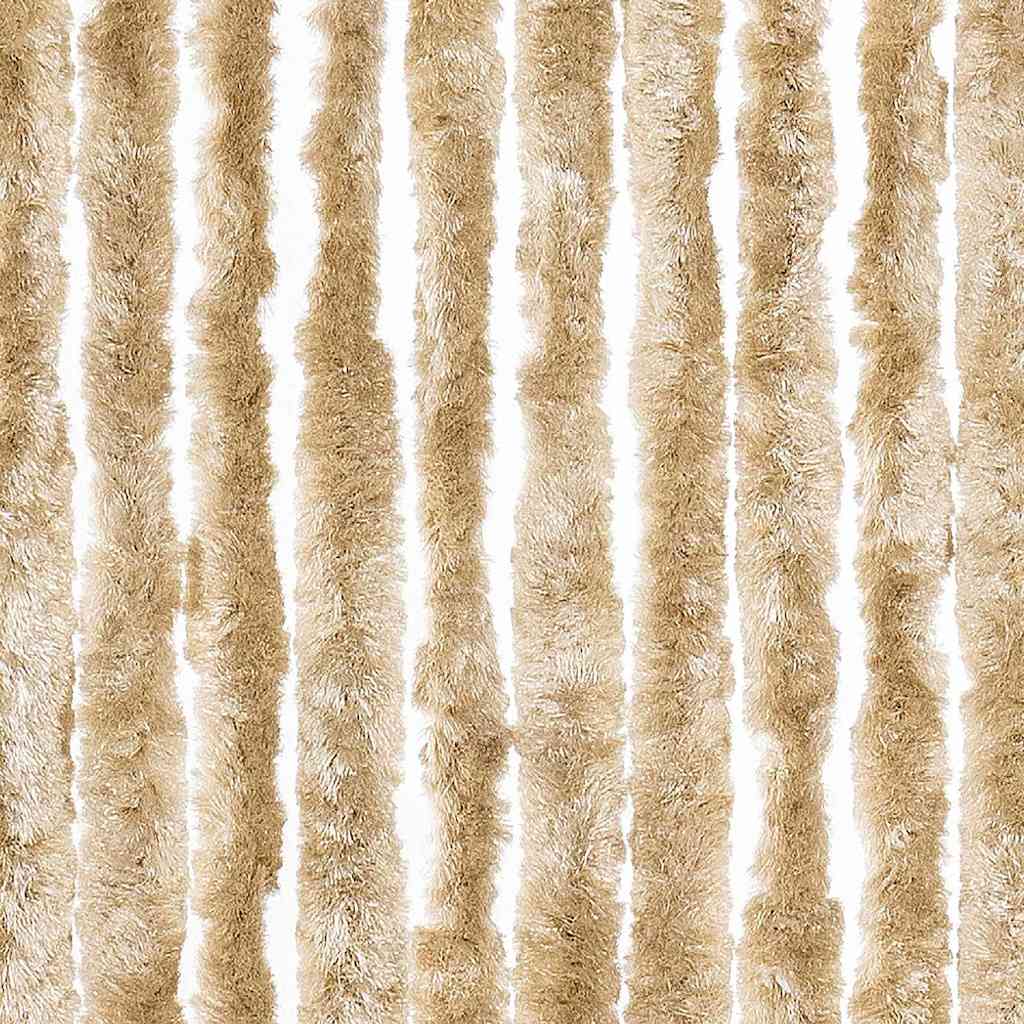 315136 vidaXL Insect Curtain Beige 90x200 cm Chenille