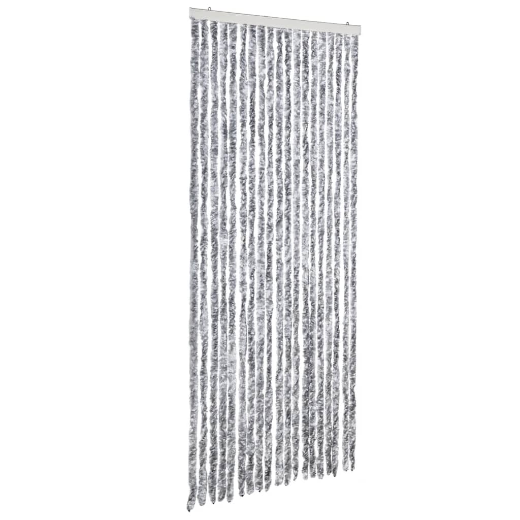 vidaXL Insect Curtain Silver 56x200 cm Chenille
