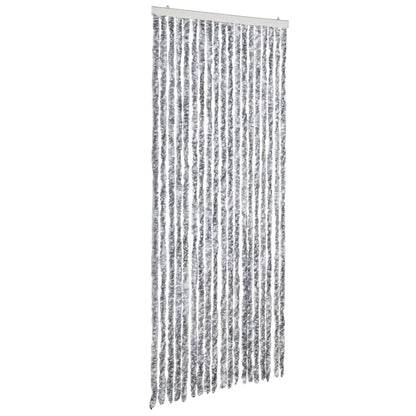 vidaXL Insect Curtain Silver 56x200 cm Chenille