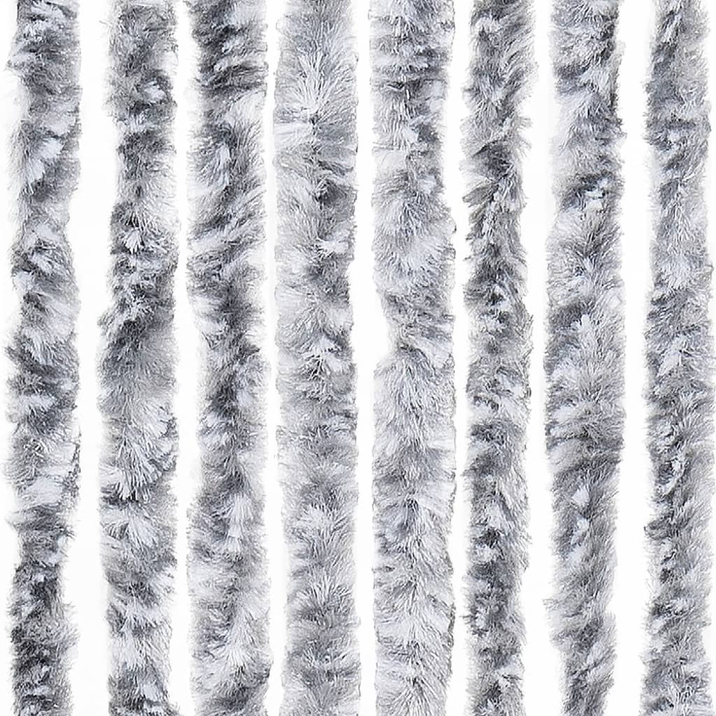vidaXL Insect Curtain Silver 56x200 cm Chenille