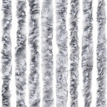 vidaXL Insect Curtain Silver 56x200 cm Chenille