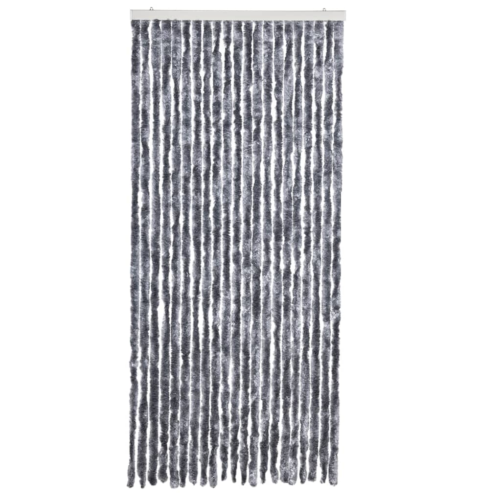 vidaXL Insect Curtain Silver 90x200 cm Chenille