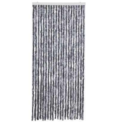 vidaXL Insect Curtain Silver 90x200 cm Chenille