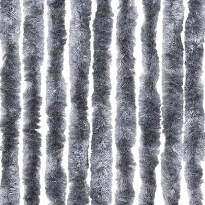 vidaXL Insect Curtain Silver 90x200 cm Chenille