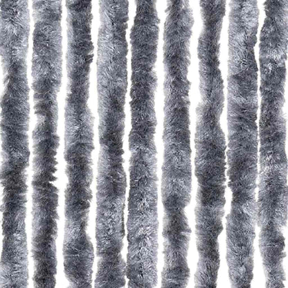 315139 vidaXL Insect Curtain Silver 90x200 cm Chenille