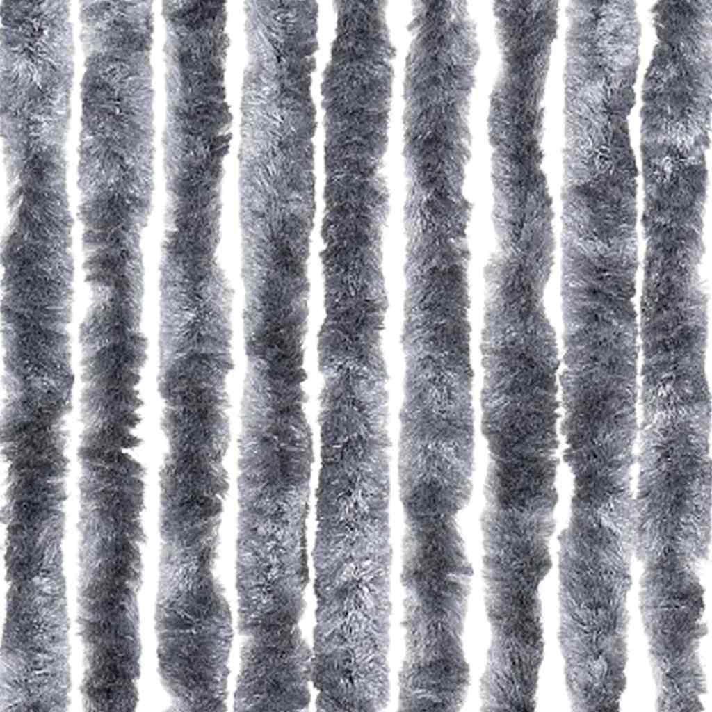 vidaXL Insect Curtain Silver 118x220 cm Chenille