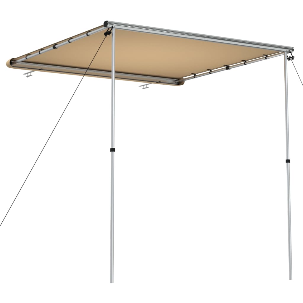 vidaXL Camper & Caravan Awning 2.4x2x2.15 m Beige