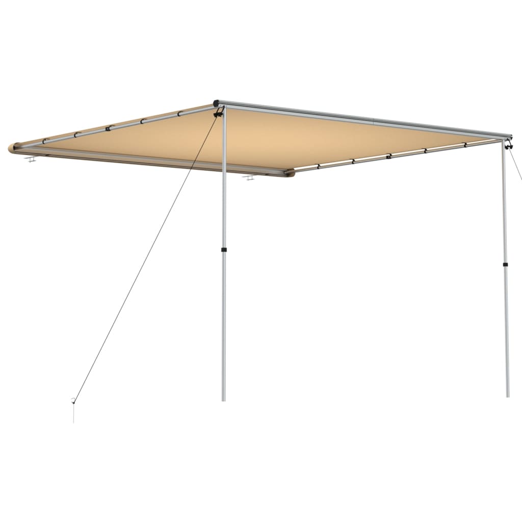 vidaXL Camper & Caravan Awning 3x3x2.15 m Beige