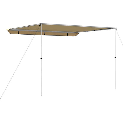 vidaXL Camper & Caravan Awning 4x2x2.15 m Beige