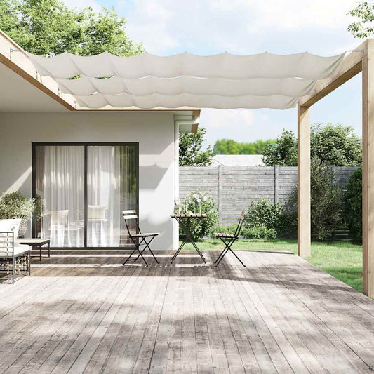 148162 vidaXL Vertical Awning White 100x1000 cm Oxford Fabric