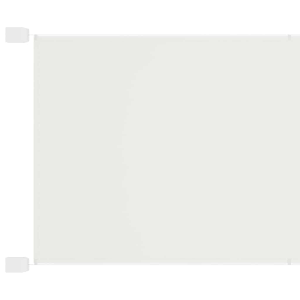 148166 vidaXL Vertical Awning White 140x420 cm Oxford Fabric