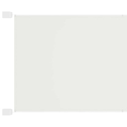148166 vidaXL Vertical Awning White 140x420 cm Oxford Fabric