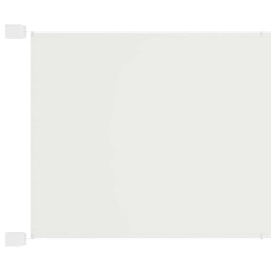 148166 vidaXL Vertical Awning White 140x420 cm Oxford Fabric