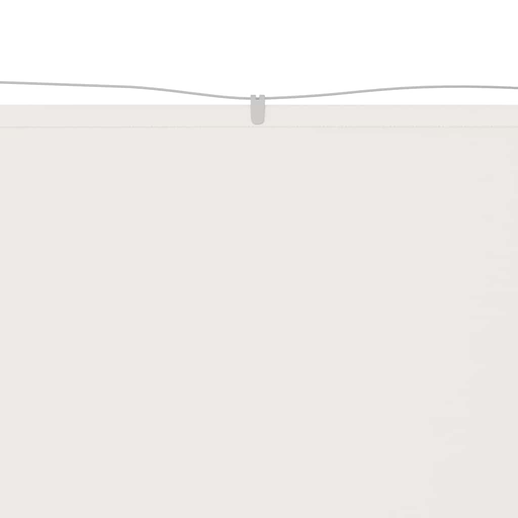 148166 vidaXL Vertical Awning White 140x420 cm Oxford Fabric