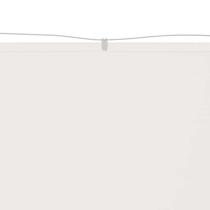 148166 vidaXL Vertical Awning White 140x420 cm Oxford Fabric