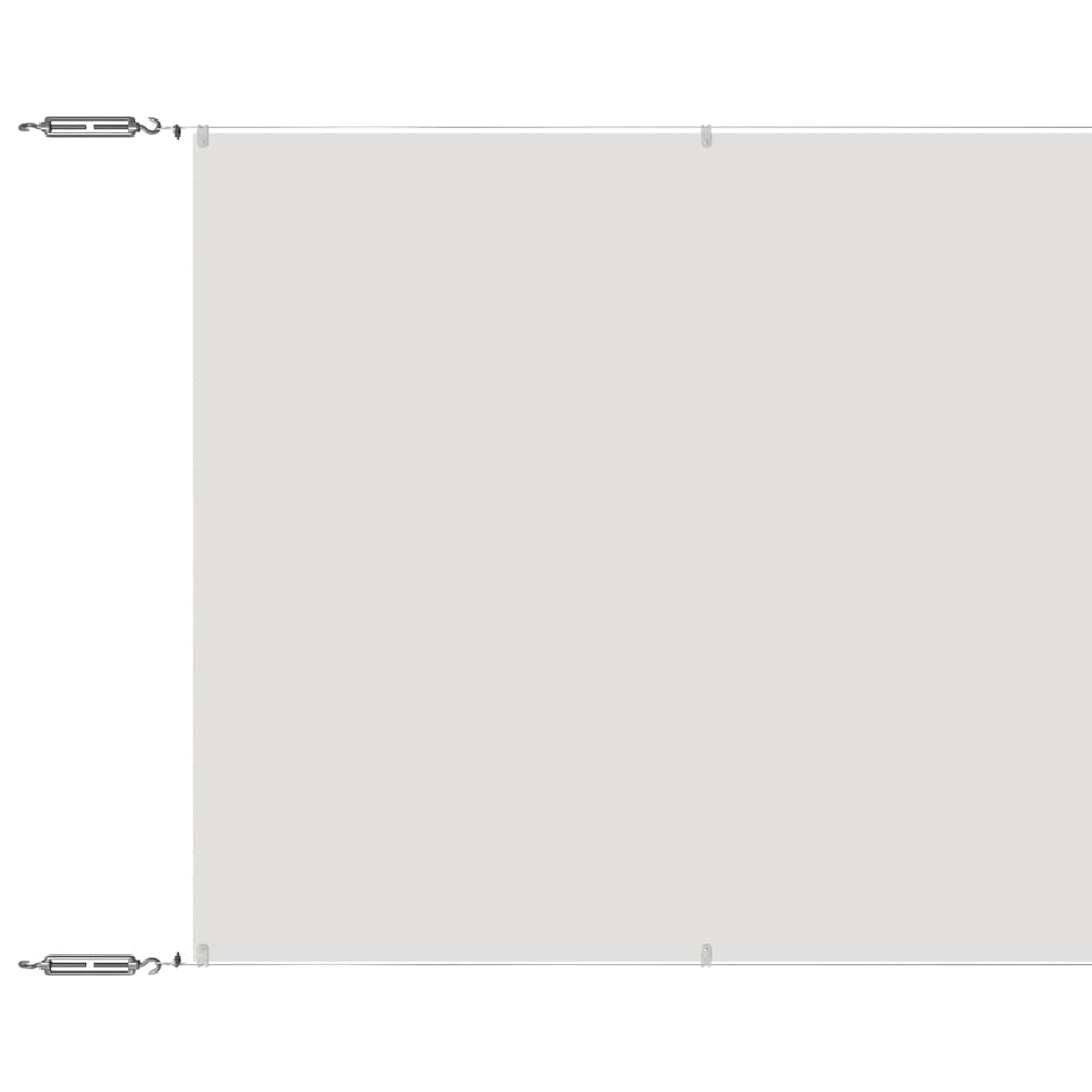 vidaXL Vertical Awning White 140x600 cm Oxford Fabric
