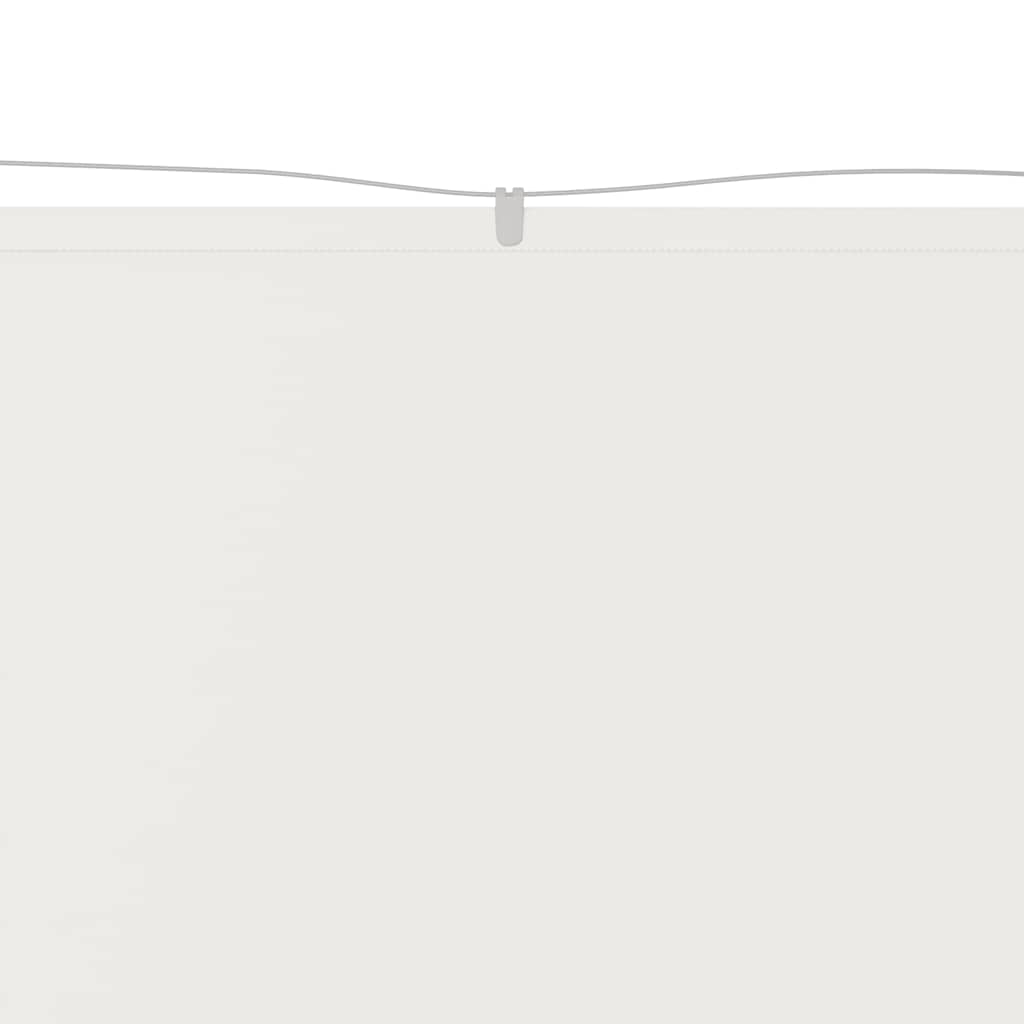 vidaXL Vertical Awning White 140x600 cm Oxford Fabric