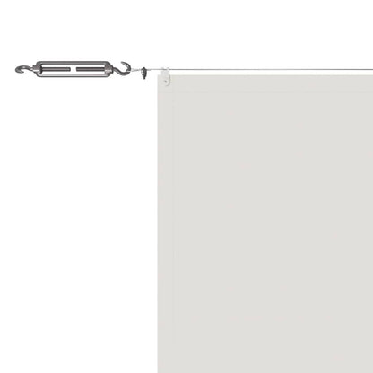 vidaXL Vertical Awning White 140x600 cm Oxford Fabric