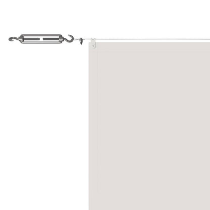 vidaXL Vertical Awning White 140x800 cm Oxford Fabric