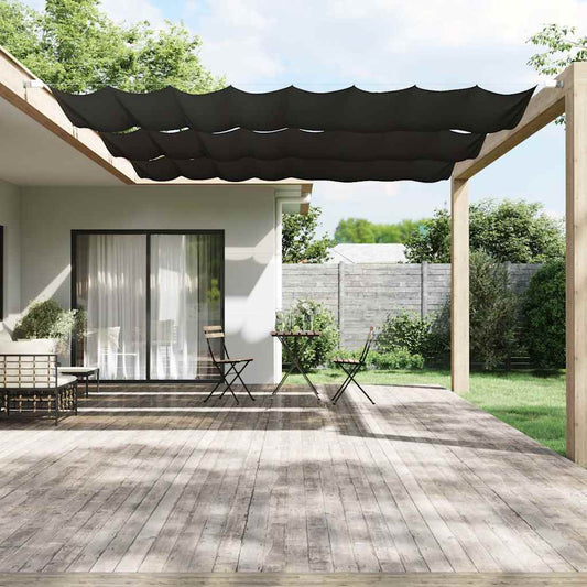 148215 vidaXL Vertical Awning Anthracite 140x420 cm Oxford Fabric