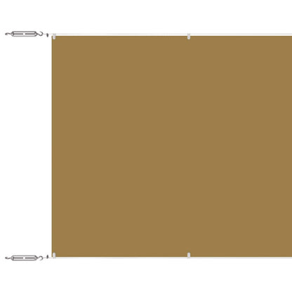 vidaXL Vertical Awning Beige 60x600 cm Oxford Fabric