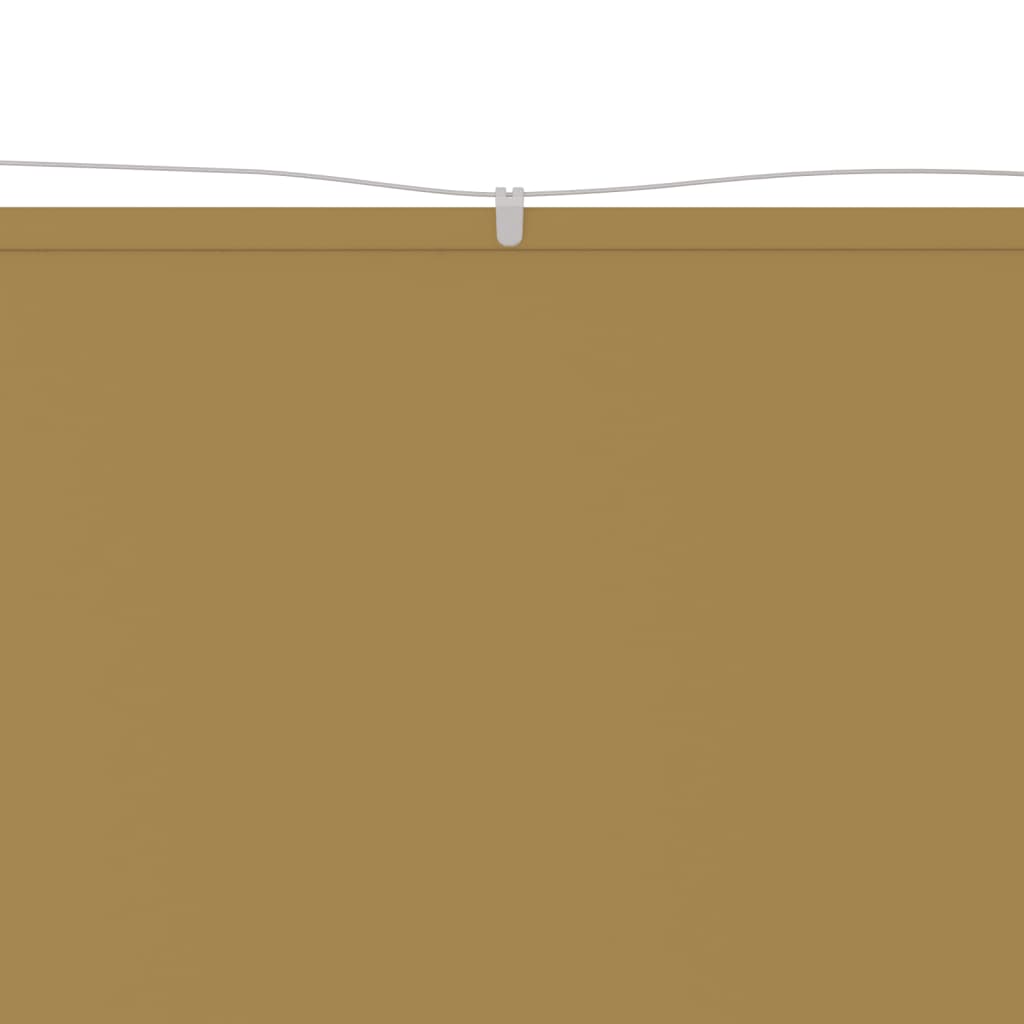 vidaXL Vertical Awning Beige 60x1200 cm Oxford Fabric