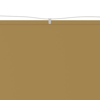 vidaXL Vertical Awning Beige 60x1200 cm Oxford Fabric