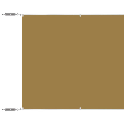 vidaXL Vertical Awning Beige 140x1000 cm Oxford Fabric