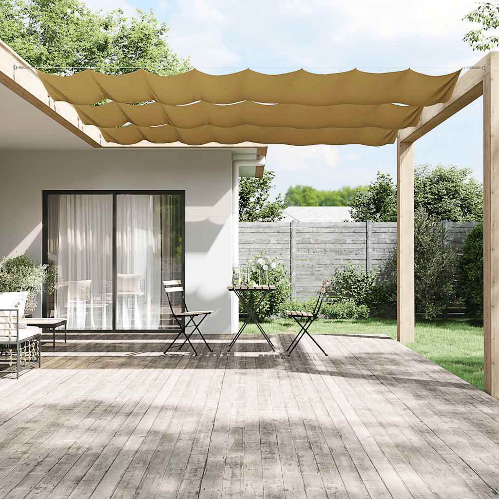 vidaXL Vertical Awning Beige 140x1000 cm Oxford Fabric
