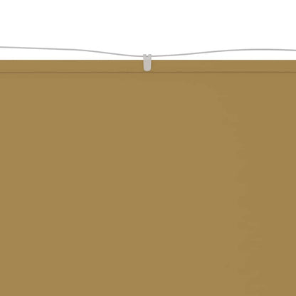 vidaXL Vertical Awning Beige 140x1200 cm Oxford Fabric