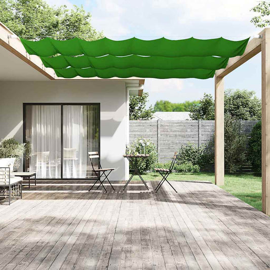 148298 vidaXL Vertical Awning Light Green 60x360 cm Oxford Fabric