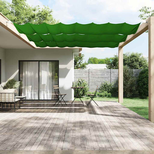 148312 vidaXL Vertical Awning Light Green 140x360 cm Oxford Fabric