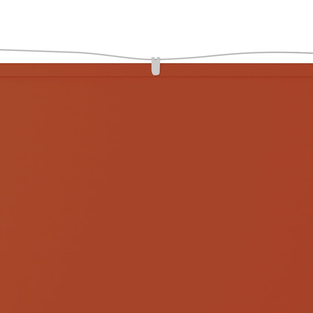vidaXL Vertical Awning Terracotta 60x1000 cm Oxford Fabric