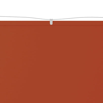 vidaXL Vertical Awning Terracotta 60x1000 cm Oxford Fabric