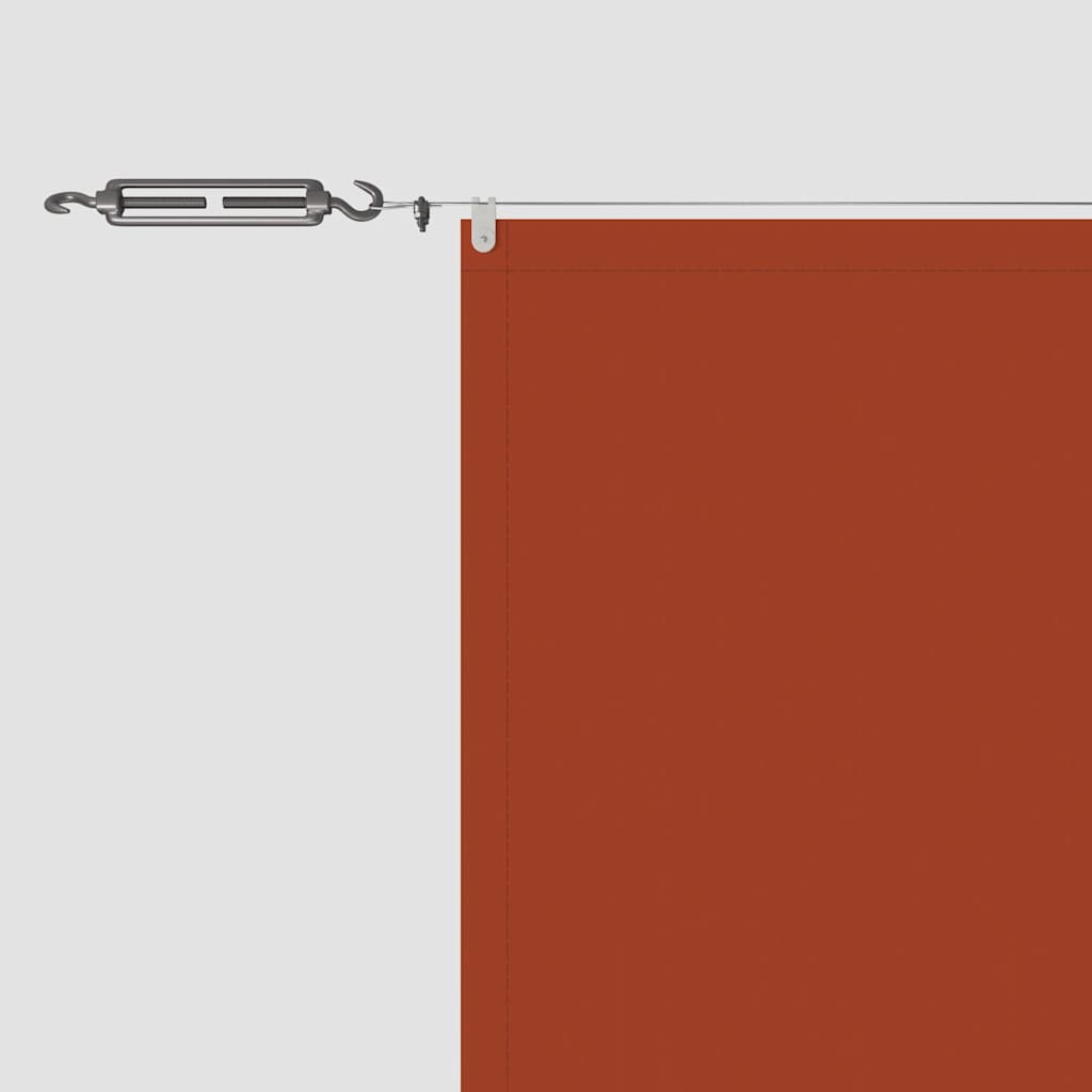 vidaXL Vertical Awning Terracotta 60x1000 cm Oxford Fabric